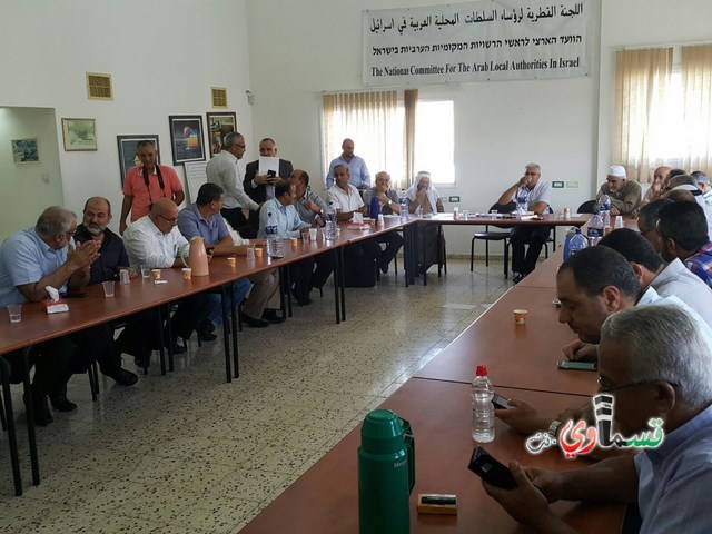  الناصرة :محمد بركة رئيسًا للجنة المتابعة بعد التصويت لتزكيته  ويعلن استقالته من رئاسة الجبهة ليتفرغ للمتابعة 